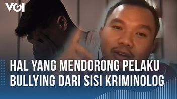VIDEO: Kriminolog Jelaskan Hal yang Mendorong Pelaku Melakukan <i>Bullying</i>