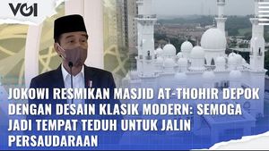 VIDEO: Masjid At-Thohir Dibangun Keluarga Erick Thohir, Diresmikan Presiden Jokowi