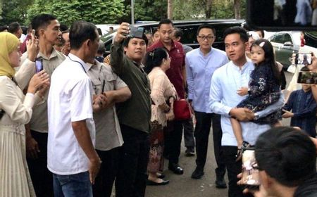 Gibran, Selvi Ananda dan 2 Anaknya Lanjutkan Halalbihalal ke Kediaman Prabowo di Jakarta