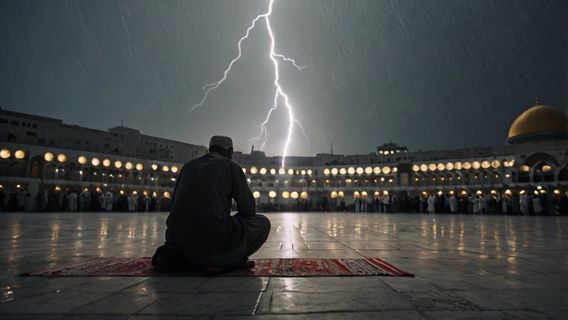 Prayer When There Is Lightning According To The Tutunan Of The Prophet Mumammad SAW