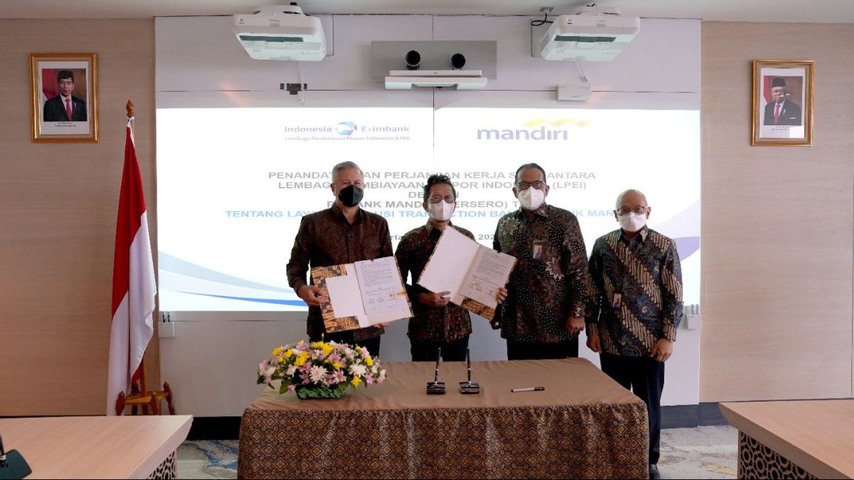 Supporting National Exports, Bank Mandiri Establishes Transaction Banking Cooperation With LPEI