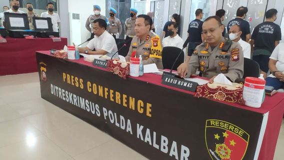 West Kalimantan Police Reveals 23 Illegal Gold Mining Cases And Arrests 75 Suspects