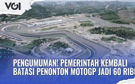 VIDEO: Kapasitas Penonton MotoGP Mandalika Dibatasi, Ini Kata Airlangga Hartarto