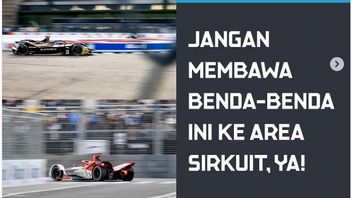 Ini Benda yang Dilarang Dibawa Penonton ke Sirkuit Formula E, Mulai dari Makanan Hingga Minuman Alkohol