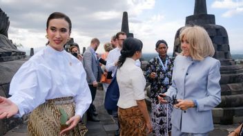 Menpar Widiyanti Dampingi Brigitte Macron Menikmati Keindahan Candi Borobudur