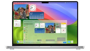 MacBook 桌面上添加和控制 Widgets 的方法