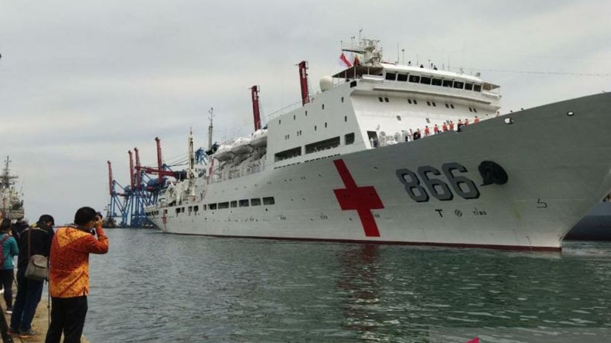 The Indonesian Navy Calls There Was No Confiscation Of Alkes From The Peace Ark Hospital Ship Belonging To The Chinese Liberation Army