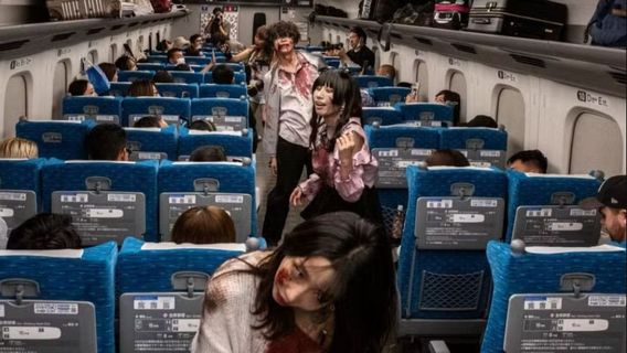 Terinspirasi dari Film Train To Busan, Zombie-Zombie Berkeliaran dan Menyerang Penumpang Shinkansen