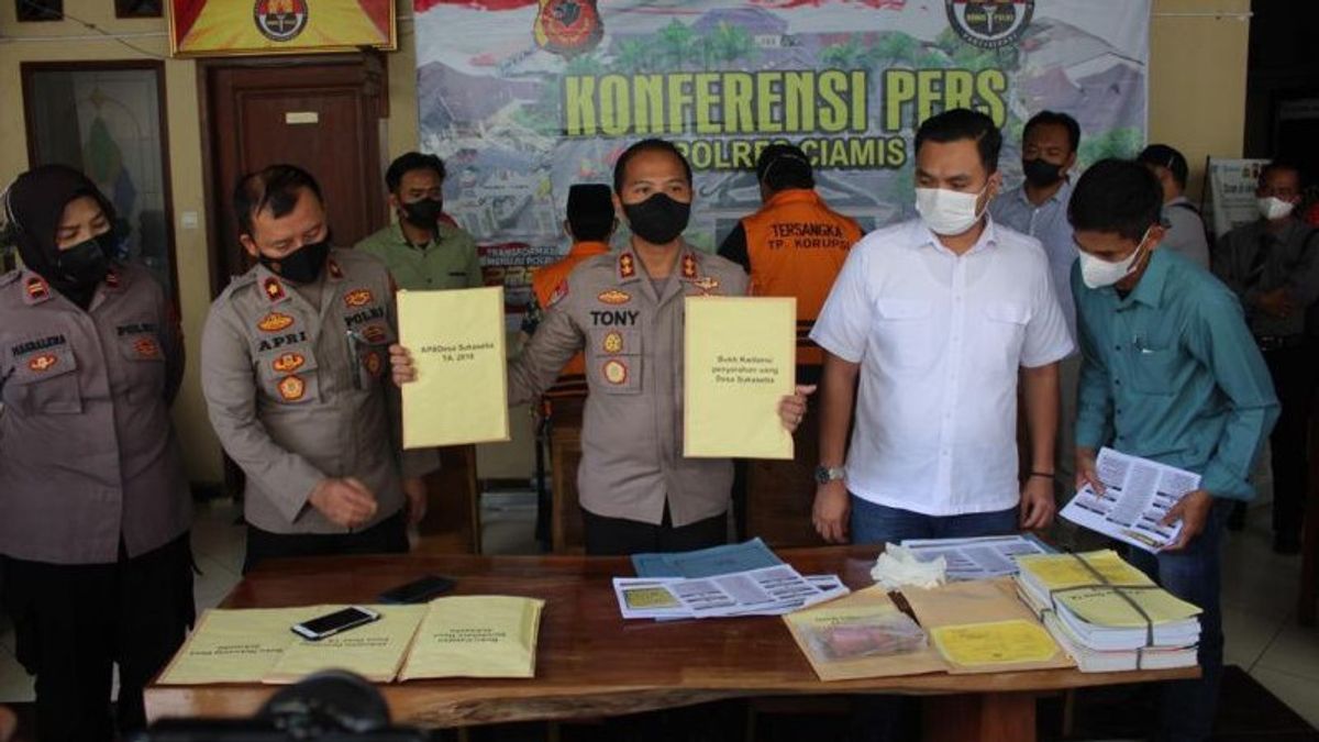 Rugikan Negara Rp200 Juta di Proyek Pembangunan Desa Sukasetia, Polres Ciamis Tetapkan Kades-Sekretaris Tersangka