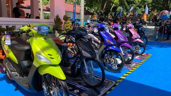 Inspirational, This Is A Row Of Yamaha Motor Modifications At The Mio Ride The Hype Event That Steals Attention