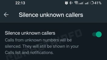 WhatsApp di Android Bakal Punya Kemampuan Bisukan Panggilan dari Nomor Tak Dikenal