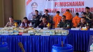 Polda Kaltara Musnahkan 74,9 Kilogram Sabu