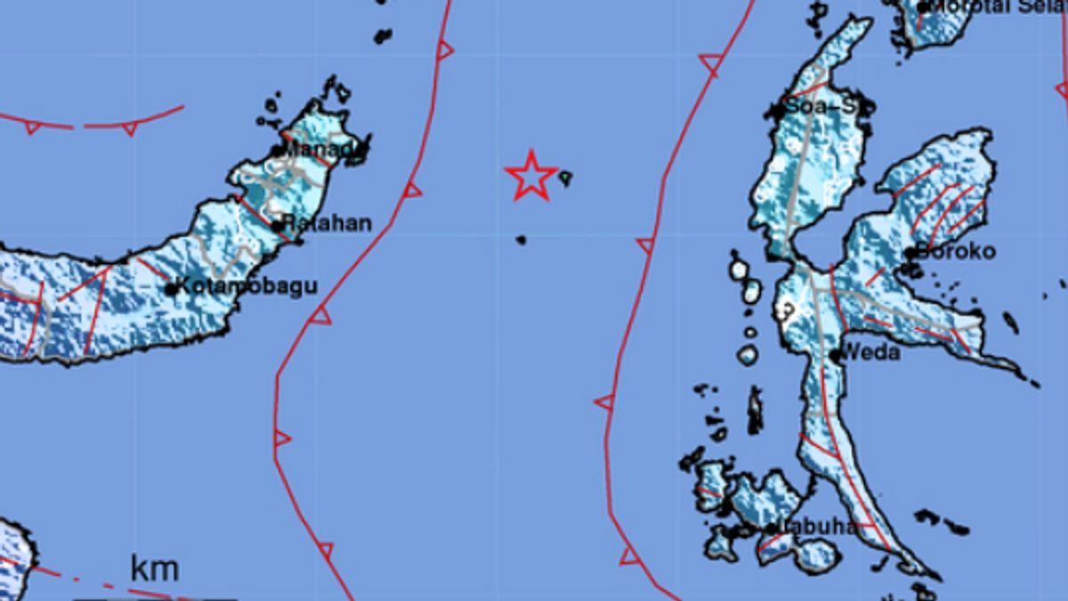 Un Tremblement De Terre De 5,8 M Secoue Manado, Les Visiteurs De L’hôtel Fuient Pour Se Sauver