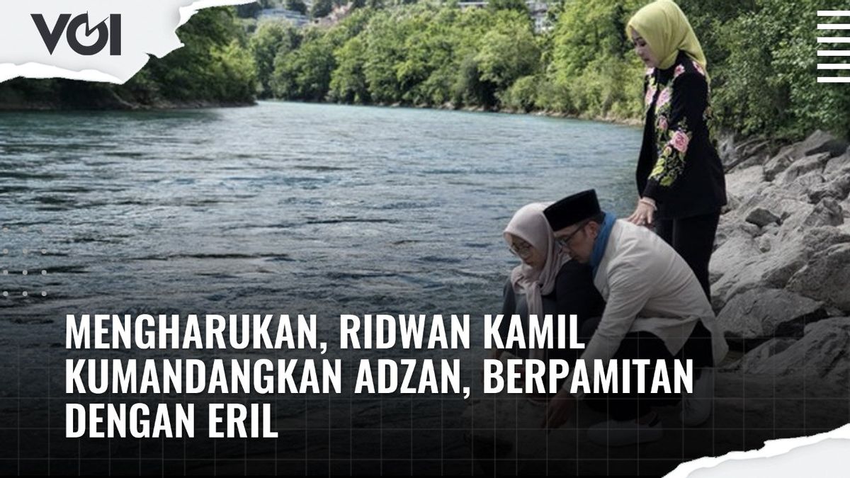 VIDEO: Mengharukan, Ridwan Kamil Kumandangkan Adzan, Berpamitan dengan Eril