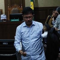 Bacakan Pleidoi, Johnny G Plate Bicara Unsur Politik di Kasus Korupsi BTS 4G