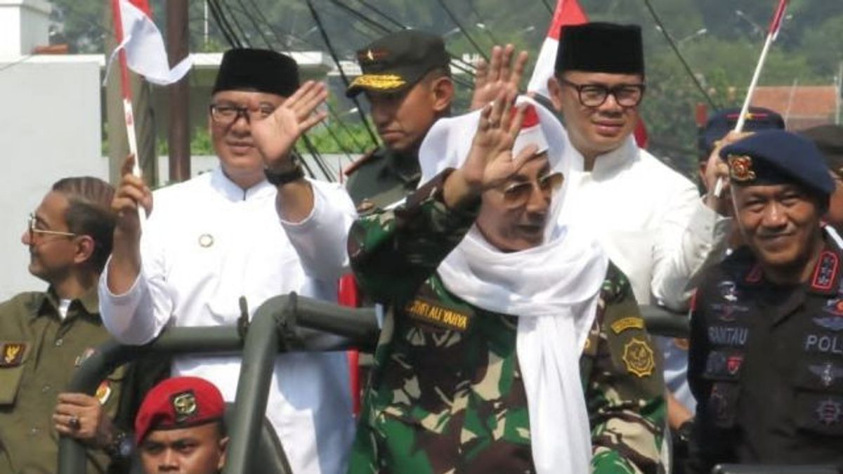 Hadiri Kirab Merah Putih di Bogor, Wantimpres Habib Luthfi Titip Pesan Jaga Persatuan