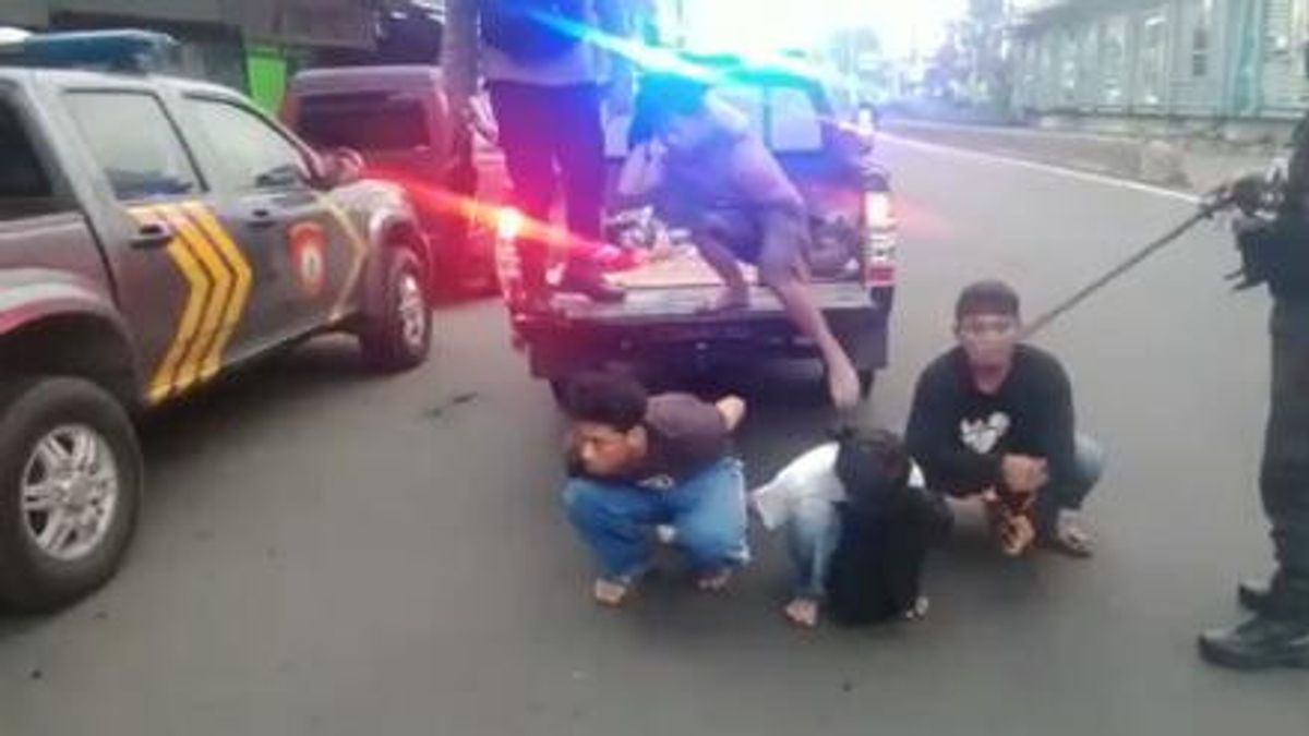 即将在Instagram上斗殴，七名青少年被Jaktim Precision Pioneer Patrol Team逮捕