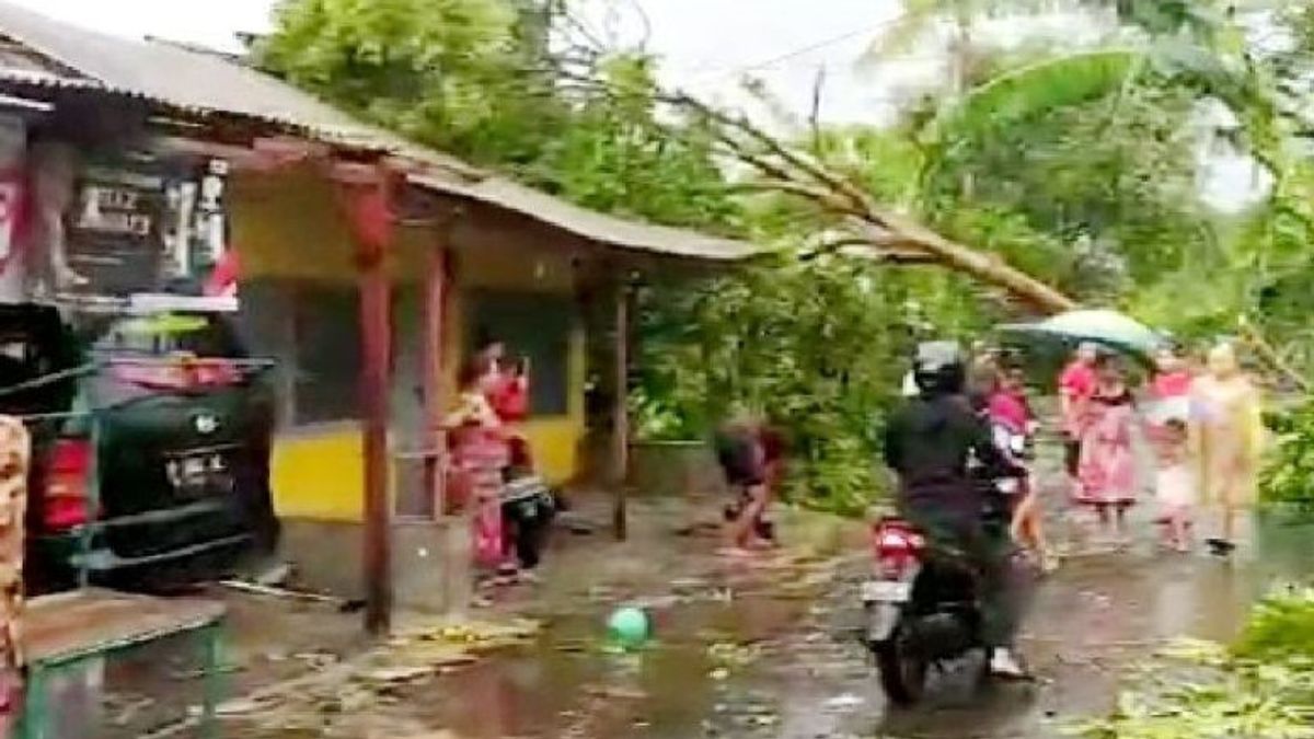 عشرات المنازل في بوندووسو تضررت من قبل إعصار بليونغ