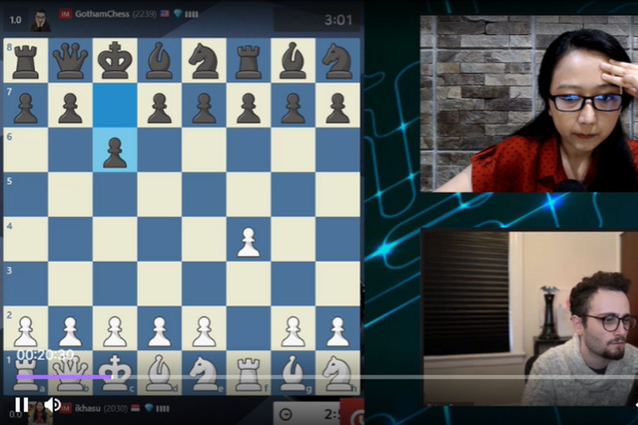 Twitch, The Streaming Platform Where GM Irene Sukandar Vs GothamChess Duel  Chess Online