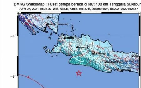 BMKG Sebut Gempa Sukabumi Dipicu Patahan Lempeng Indo-Australia