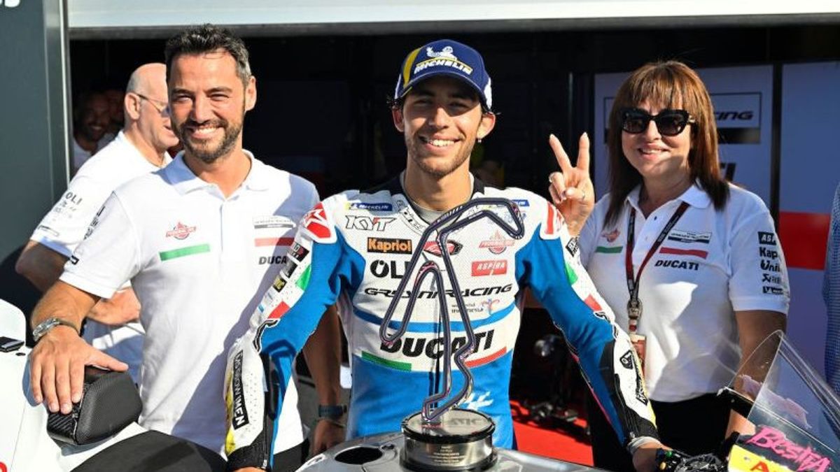 Akhiri Puasa Podium, Enea Bastianini Bikin Bangga Fans di Indonesia