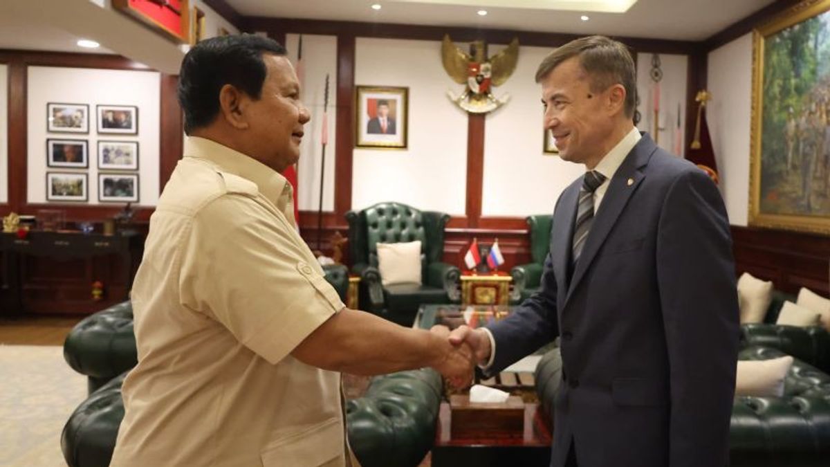 Visited By The Russian Ambassador, Defense Minister Prabowo Hopes To Build Defense Cooperation