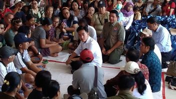 ジブラン 洪水バリ難民に会い:政府は復興を支援する