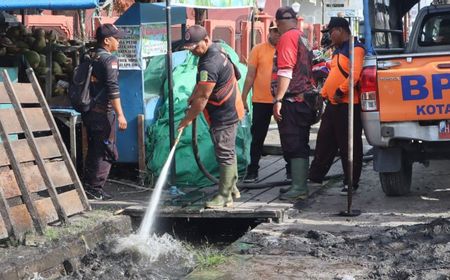 Banjir Imbas Hujan Ekstrem Berpotensi Rendam Palangka Raya, BPBD Bersihkan Drainase