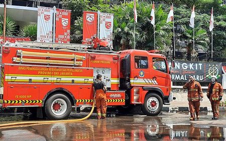 Tak Ada Korban Jiwa, Kebakaran Apartemen Taman Sari Setiabudi Jaksel Hanguskan 2 Mobil