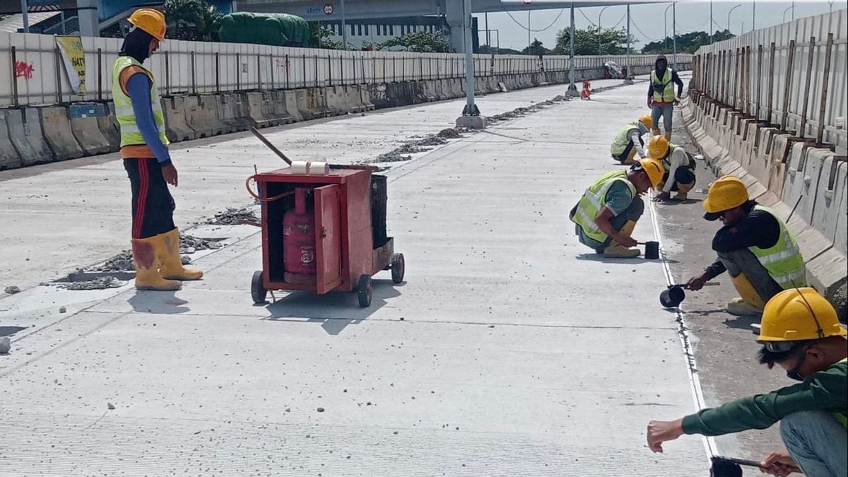 Tol Surabaya-Gempol aura trois voies, le progrès est de 59,62 pourcent