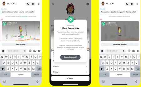 Snapchat Luncurkan Fitur Berbagi Lokasi dengan Teman Terpercaya