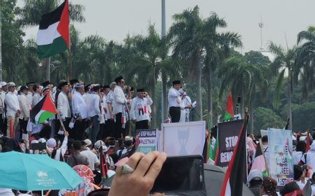 Anies ke Massa Aksi Bela Palestina: Kepalkan Tangan, Rekam, Kirimkan kepada Dunia