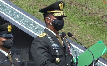 Jelang Akhir Tahun, Jenderal Andika Lantik 583 Perwira TNI AD