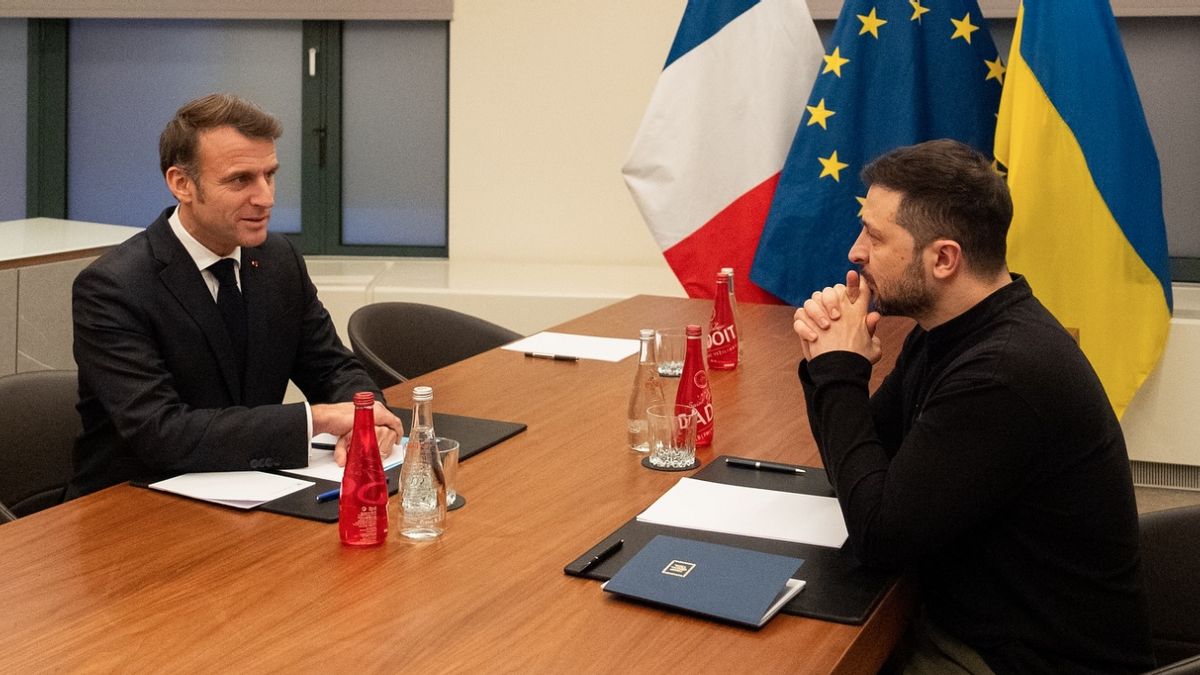 Presiden Prancis Macron Tiba di Gedung Putih, Bakal Bahas Nasib Ukraina dengan Trump