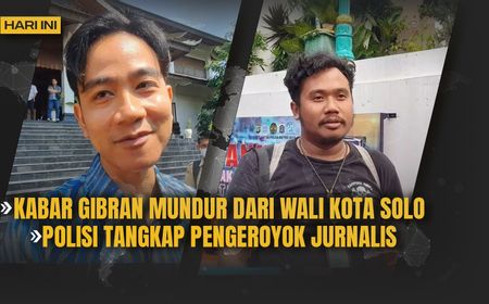 VOI Hari Ini: Kabar Gibran Mundur dari Wali Kota Solo, Polisi Tangkap Pengeroyok Jurnalis