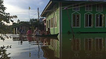 1,100 Residents Of Kapuas Hulu, West Kalimantan Flooded, KPU Anticipates TPS Soak During The 2024 General Election