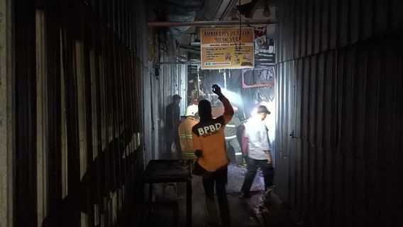 Pasar Relokasi Kota Batu Terbakar, Kerugian Ditaksir Rp250 Juta