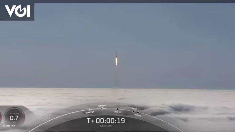 Roket Falcon 9 SpaceX Yang Membawa 46 Satelit Starlink Berhasil ...