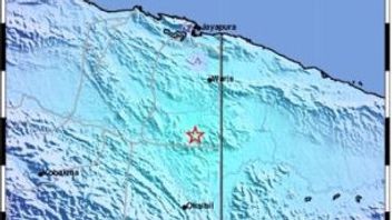 BMKG : Un tremblement de terre de magnitude 5,3 dans le sud-ouest de Keerom, Papouasie