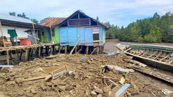 1 Unit Rumah Program Bantuan Stimulan di Gorontalo Utara Roboh Diterjang Pergeseran Tanah