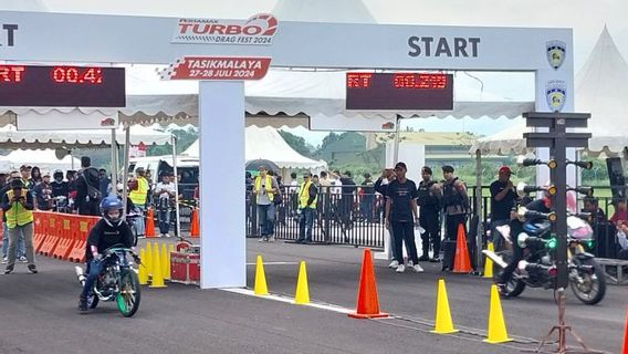 Pertamax Turbo Drag Fest 2024 Putaran Kedua Disambut Antusiasme Tinggi di Tasikmalaya