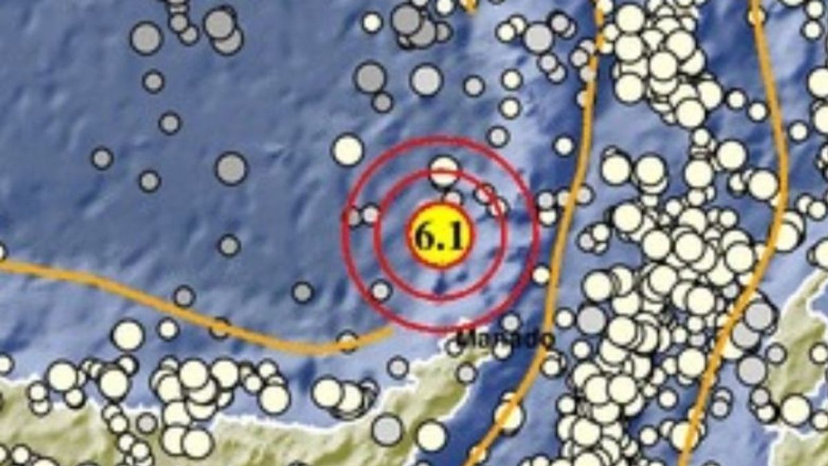 マグニチュード6.1の地震がシタロ諸島南西を揺るがす