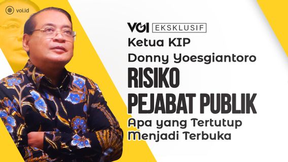 Eksklusif Video, Ketua KIP Donny Yoesgiantoro Tegaskan Publik Berhak dan Dijamin UU untuk Mendapatkan Informasi