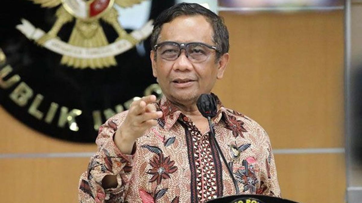 Aujourd'hui Mahfud MD a rencontré Jokowi pour soumettre une lettre de démission