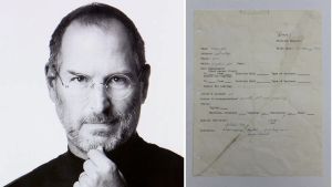 Kertas Lamaran Pekerjaan Steve Jobs Dilelang Lewat Format Fisik dan NFT, Mana Tawaran Lebih Besar?