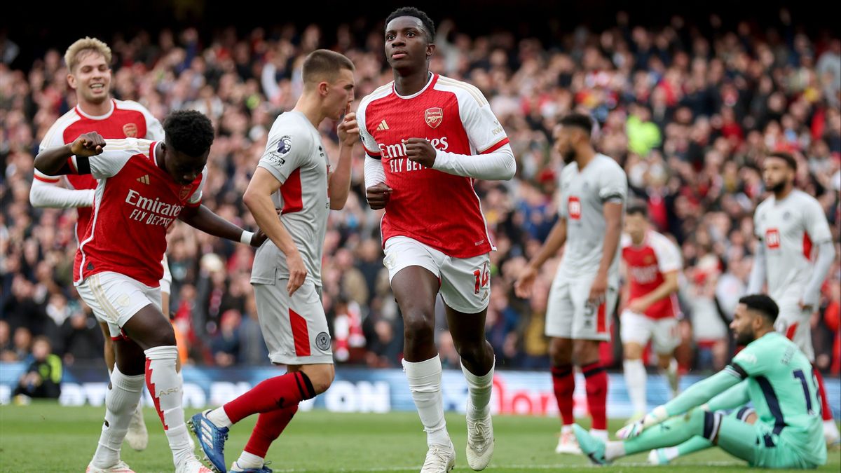 Arsenal Tempel Ketat Tottenham Setelah Menang 5-0 atas Sheffield United