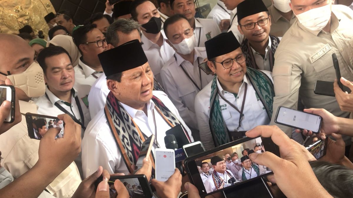 Prabowo Subianto：Gerindra-PKB希望成为一名优秀的选举参与者，我们将遵守规定