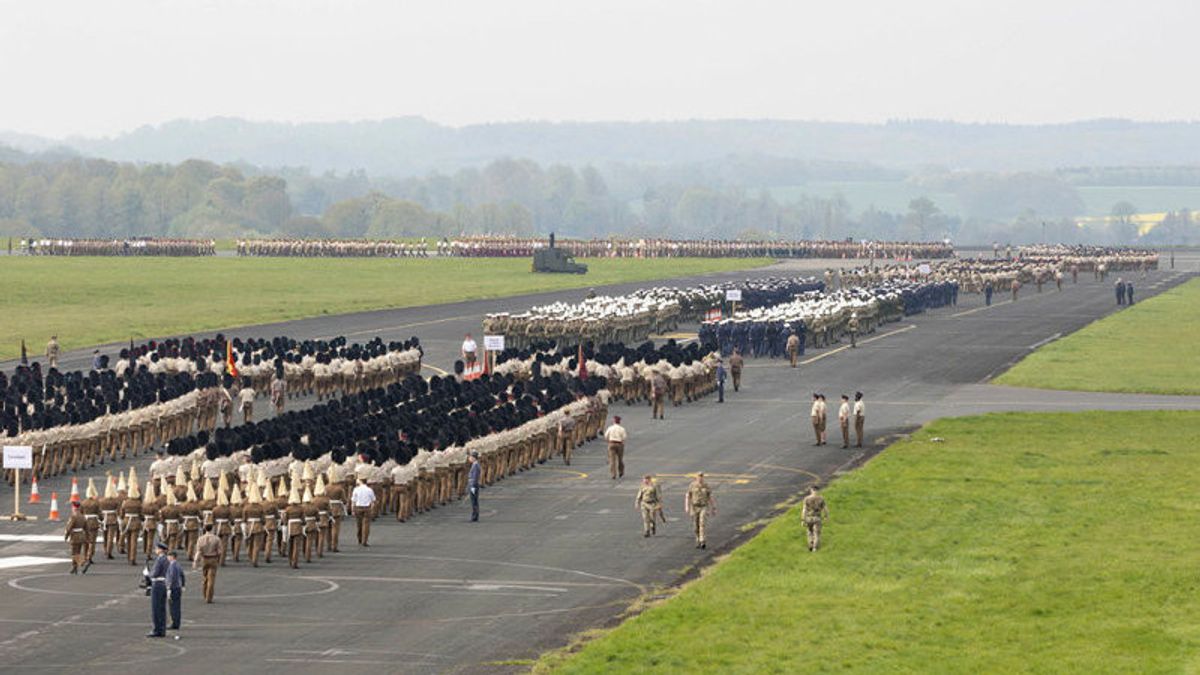 Ahead Of The Appointment Of King Charles III, More Than 7,000 British Soldiers Hold Parade Exercises: The Largest Since Winston Churchill's Death