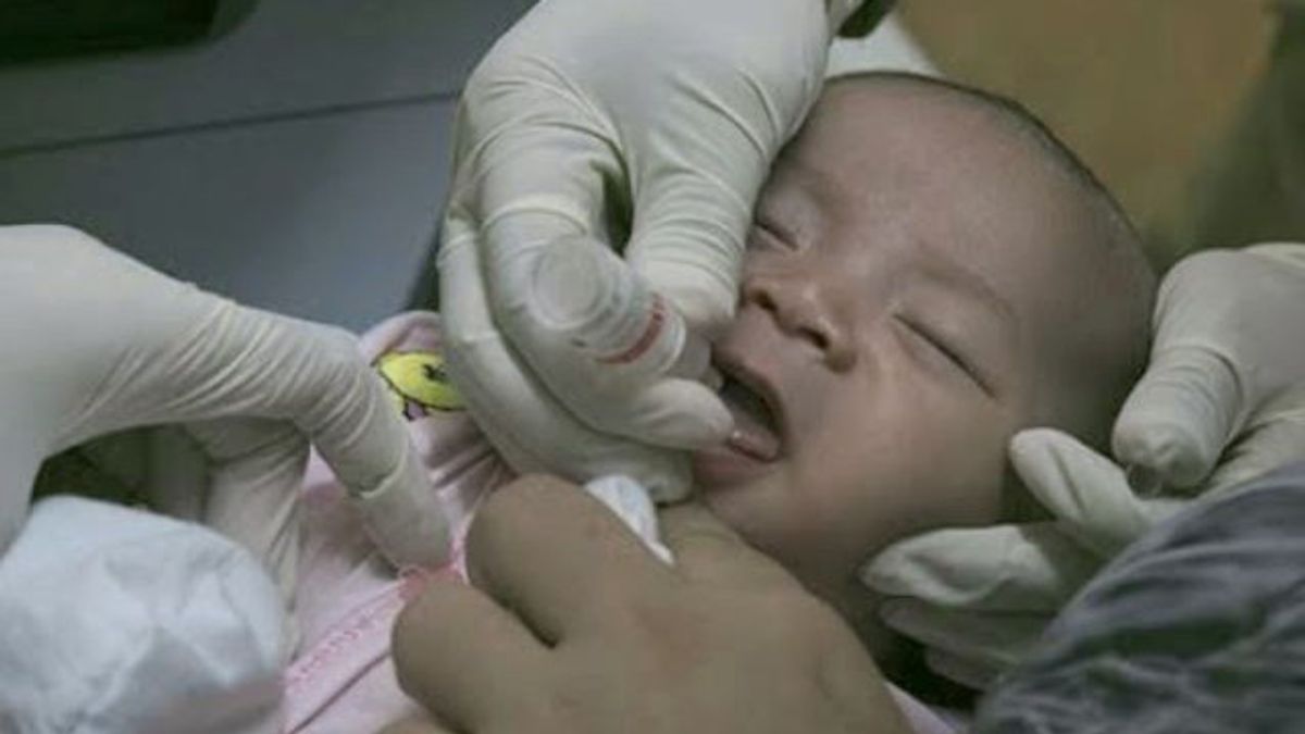 Cegah Wabah Polio, 220 Balita di Garut Jadi Sasaran Imunisasi