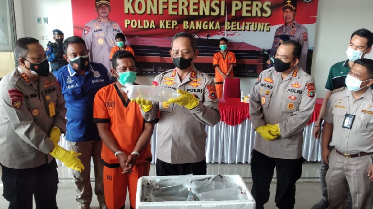Bangka Belitung Water and Air Police Thwarts Smuggling Of Fries Worth Rp10.14 Billion